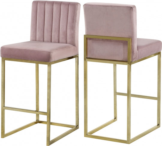 Genesis Velvet Counter/Bar Stool
