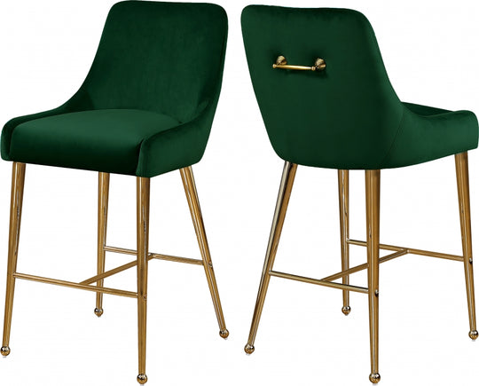 Brooklyn Velvet Counter/Bar Stools (Set of 2)