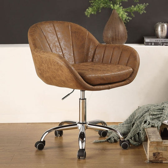 Eudora Brown Office Chair