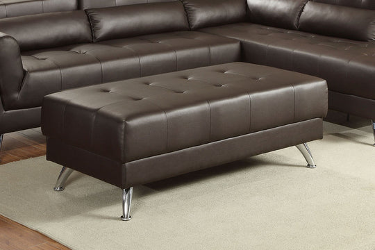 Alexa Espresso Ottoman