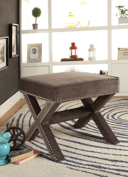 Ash Accent Ottoman