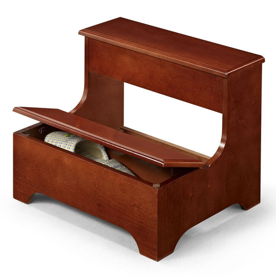 Brown Accent Stool Ottoman