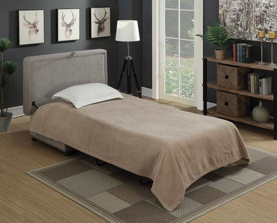 Dove Grey Sleeper Ottoman
