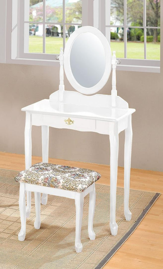 3PC White Vanity Set